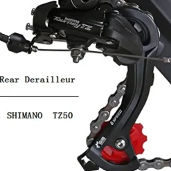 EUROBIKE Mountain Bike X1 21 Speed 27 inch Dual Disc Brakes Black-green