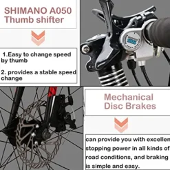 EUROBIKE XC550 Road Bike 21 Speed Women’s Bicycle Disc Brake 700C Commuter Bike 54cm-32 Spoke