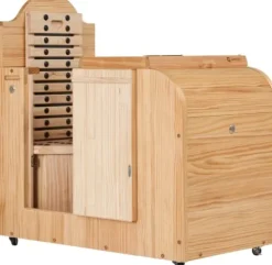 EVERJOY KN-103 Low EMF Infrared Wood Sauna 1 Person Pine Wood