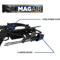 Excalibur Mag AIR Lightweight Durable Hunting Crossbow Black