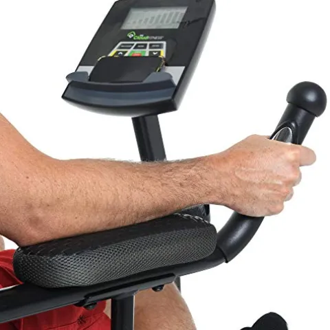 Exerpeutic 5000 Indoor Recumbent Exercise Bike Black/Grey