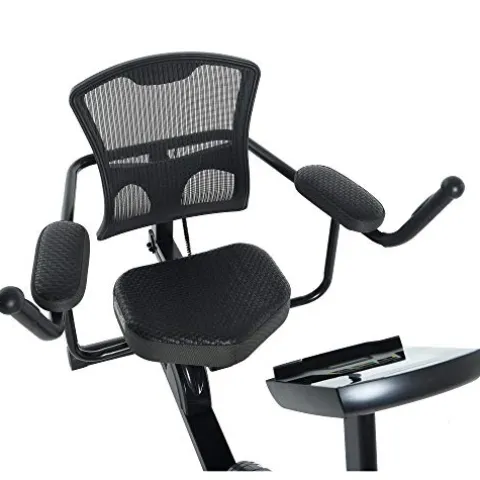 Exerpeutic 5000 Indoor Recumbent Exercise Bike Black/Grey