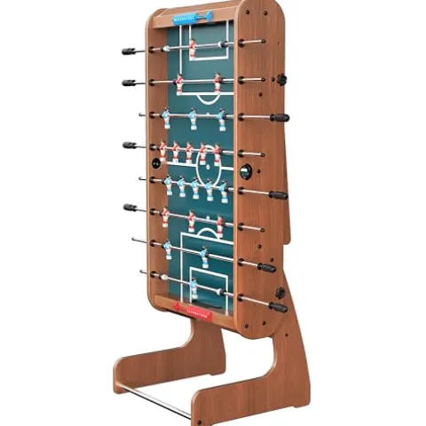 Famispick 2in1 Foldable Foosball and Air Hockey Table Brown