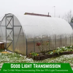 Farm Plastic Supply 2.4 Mil White Plastic Sheeting 42′ x 150′