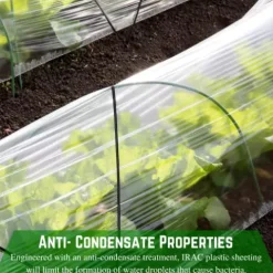 Farm Plastic Supply Clear IRAC Greenhouse Plastic Sheeting 6 Mil 40′ x 80′