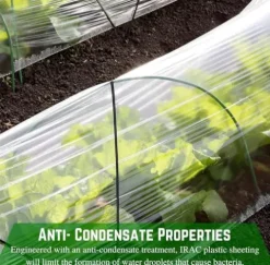 Farm Plastic Supply Clear Coolmax Greenhouse Plastic Sheeting 6 Mil 40′ x 100′