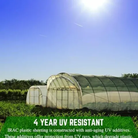 Farm Plastic Supply Clear Coolmax Greenhouse Plastic Sheeting 6 Mil 40′ x 100′