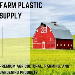 Farm Plastic Supply String Reinforced 10 Mil Clear Greenhouse Plastic Sheeting 42′ x 75′ Clear