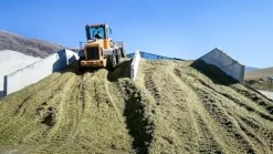 Farm Plastic Supply String Reinforced Silage Cover Black/White 6 Mil 66′ x 50′