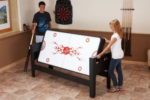 Fat Cat by GLD PRODUCTS Original 3-in-1 6-Foot Flip Game Table Black