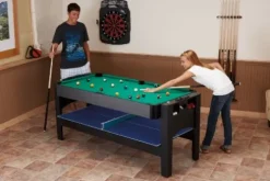 Fat Cat by GLD PRODUCTS Original 3-in-1 6-Foot Flip Game Table Black