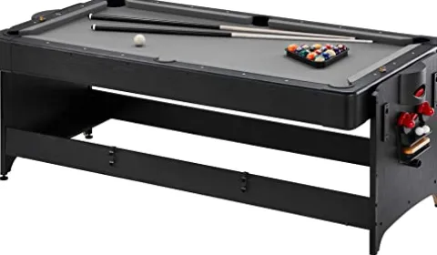 Fat Cat by GLD Products Original 3-in-1 7′ Pockey Multi-Game Table Grey