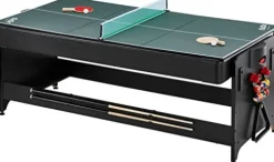 Fat Cat by GLD Products Original 3-in-1 7′ Pockey Multi-Game Table Grey