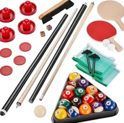 Fat Cat by GLD Products Original 3-in-1 7′ Pockey Multi-Game Table Grey