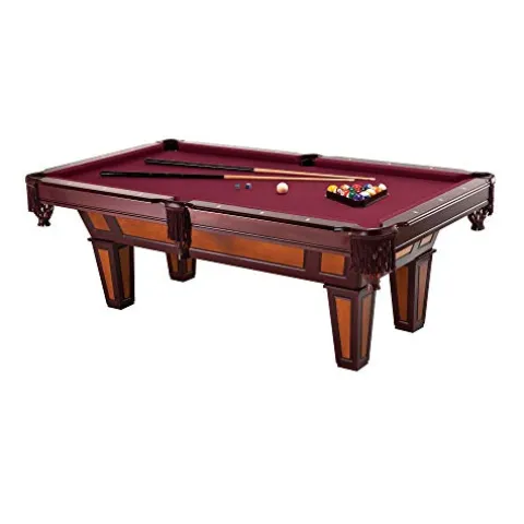 Fat Cat by GLD PRODUCTS Reno 7.5′ Pool Table with Dark Cherry Finish, Red Cloth