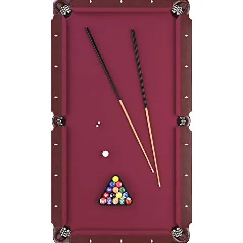 Fat Cat by GLD PRODUCTS Reno 7.5′ Pool Table with Dark Cherry Finish, Red Cloth