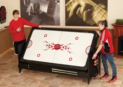 Fat Cat Original 3-in-1 Pockey Multi-Game Table – Air Hockey, Billiards, Table Tennis Green