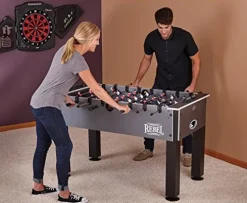 Fat Cat Rebel 4.5’ Foosball Table Black