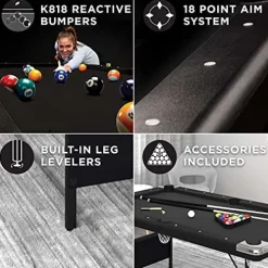 Fat Cat Trueshot 6 Ft. Pool Table Black