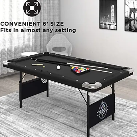 Fat Cat Trueshot 6 Ft. Pool Table Black