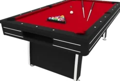 Fat Cat Tucson 7′ Pool Table with Automatic Ball Return Red