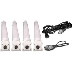 Faven R8 Under-Canopy LED Grow Light Bar 120 Watt 4-Pack White