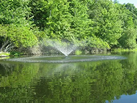 Fawn Lake Fountains Model SF50 1/2 HP Pond Fountain with 7 Patterns, 100ft Cord