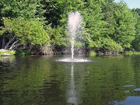 Fawn Lake Fountains Model SF50 1/2 HP Pond Fountain with 7 Patterns, 100ft Cord