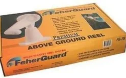 Feherguard Premium Above Ground Full Solar Cover Reel System White