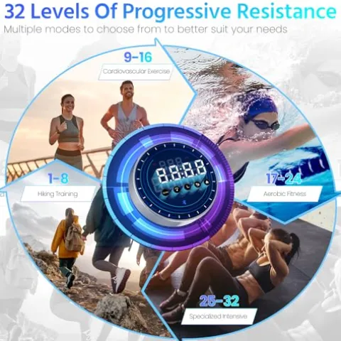 FEIERDUN Elliptical Machine Black