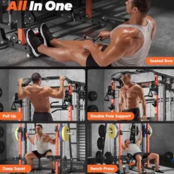 FEIERDUN Smith Machine FOR01 Home Gym Power Cage Orange