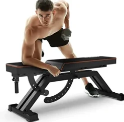 FEIERDUN Weight Bench Black-Parallel Bars