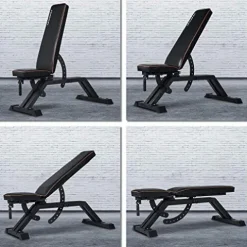 FEIERDUN Weight Bench Black-Parallel Bars