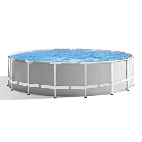 FFCJJDS 12-Foot Metal Frame Above Ground Swimming Pool with Filter Pump