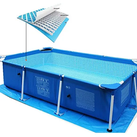 FFCJJDS Ultra Frame Swimming Pool Set with Filter Pump, Ladder & Pool Cover