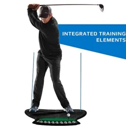 Fiberbuilt Golf 5’ x 3’ Practice Station Black