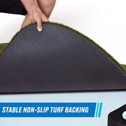 Fiberbuilt Golf Hourglass Hitting Mat Premium Green