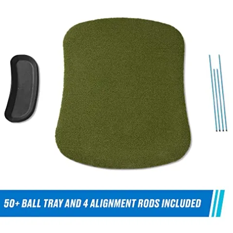Fiberbuilt Golf Hourglass Hitting Mat Premium Green