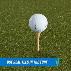 Fiberbuilt Golf Hourglass Hitting Mat Green