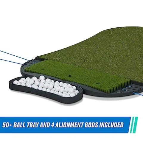 Fiberbuilt Golf Hourglass Pro Studio Mat Kit Green