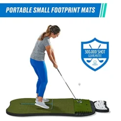 Fiberbuilt Golf Hourglass Pro Studio Mat Kit Green