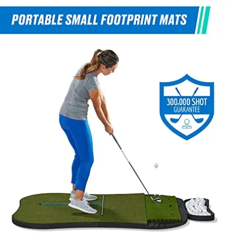 Fiberbuilt Golf Hourglass Pro Studio Mat Kit Green