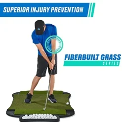 Fiberbuilt Golf 6’x4′ Hourglass Pro Studio Mat Kit Green