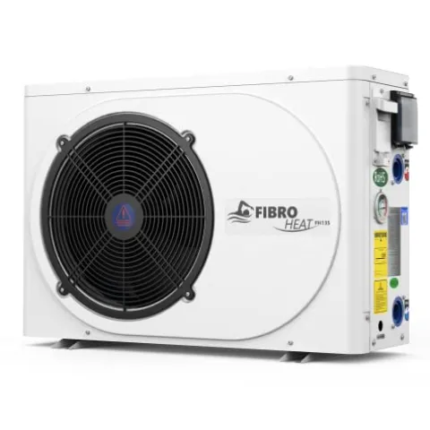 FibroPool Swimming Pool Heat Pump White