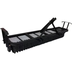 Field Tuff 5′ 3 Point Cultipacker with 26 Cast Iron Wheels, 60″ Working Width, Black