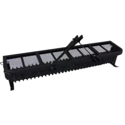 Field Tuff 5′ 3 Point Cultipacker with 26 Cast Iron Wheels, 60″ Working Width, Black