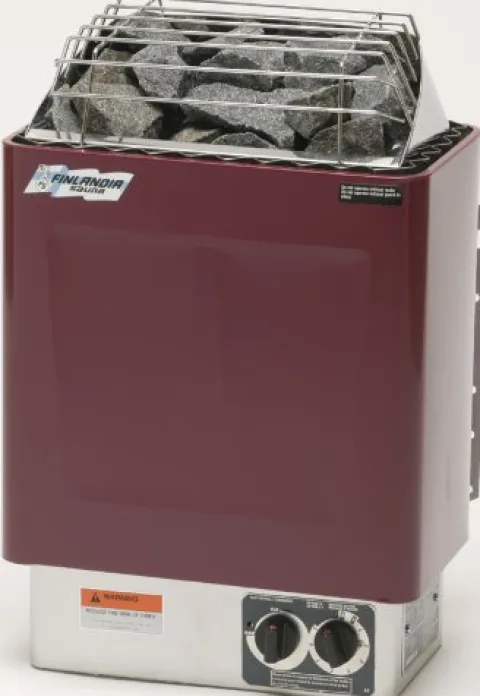 Finlandia FLB-80/KIP-80B Sauna Heater 8kw 240v/1ph Enamel Red