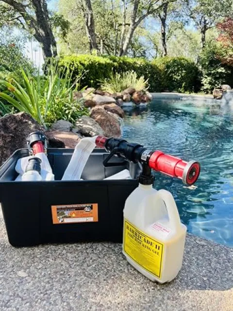 FireFighter1 100 Fire Hose for Instant Pool Water Access in Emergencies