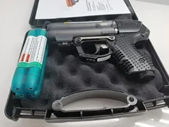 FIRESTORM JPX 6C-S Black Bundle Pepper Spray with Practice Magazine and Holster