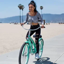 Firmstrong Bella Classic Women’s Beach Cruiser Bicycle Mint Green